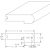 8090 3 1/2" straight landing tread