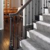 6010 Handrail, 4010 Newel, Solid Plain Iron Balusters with Adjustable Knuckles