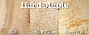 hard maple wood grain