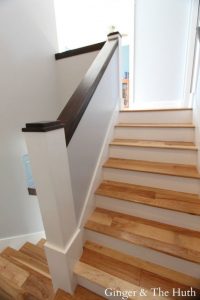 hickory wood stairs