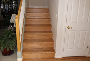 red oak stair treads and risers