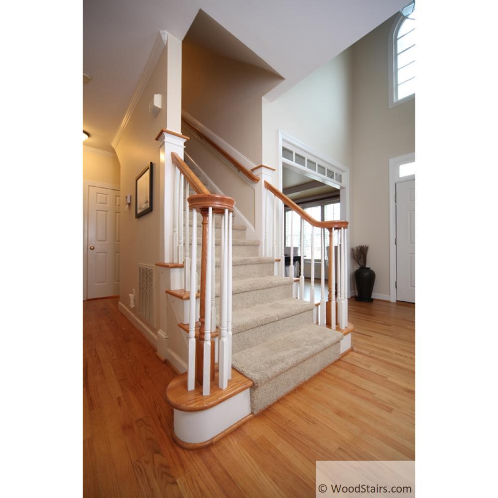 4Js Newel Post Fastener 3 1/4 Hemlock Colonial Molding