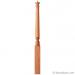 Crown Heritage Colonial 43-in X 3-in Unfinished Poplar Colonial Universal Stair Newel Post In Brown | 4424010