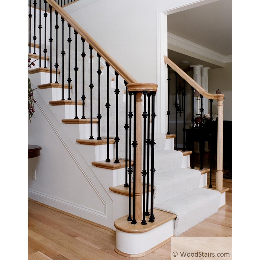 LIH-HOL2KNUC44 Double Knuckle Baluster Wood Stair Hollow ...